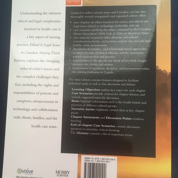 Ethical and Legal Issues in Canadian Nursing - Picture 2 of 2